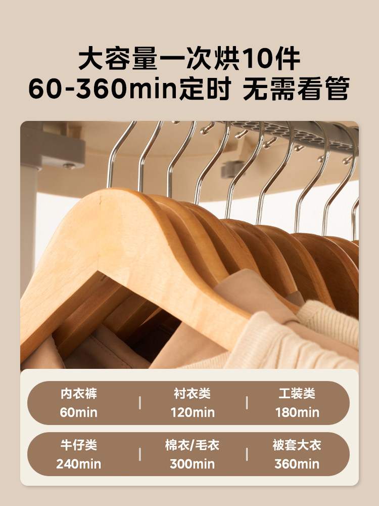 Midea Clothes Dryer for Home Use, Small Fully Automatic Air Dryer, Timed Foldable Dryer, Portable