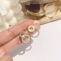 South Korea Ring Advanced Feeling Earrings Net Red Earrings