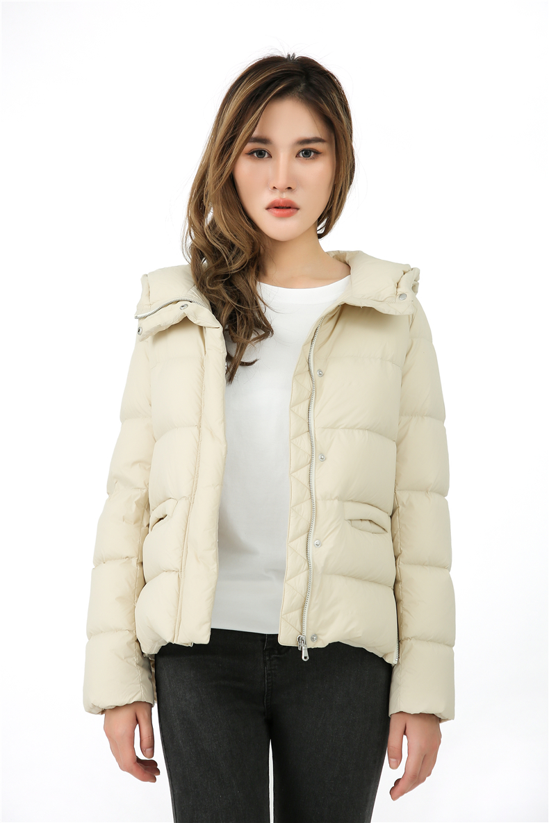 IRIS RING 2020年新款 充绒116g 女短款轻薄羽绒服 图13