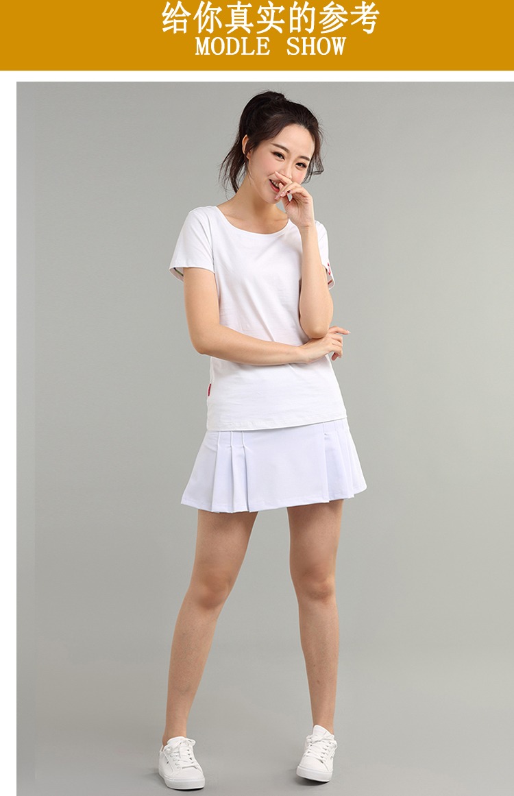 Mùa hè nhanh khô quần thể thao váy váy cầu lông nữ quần quần thoáng khí nhẹ xếp li váy chạy váy nữ quần the thao nữ form rộng