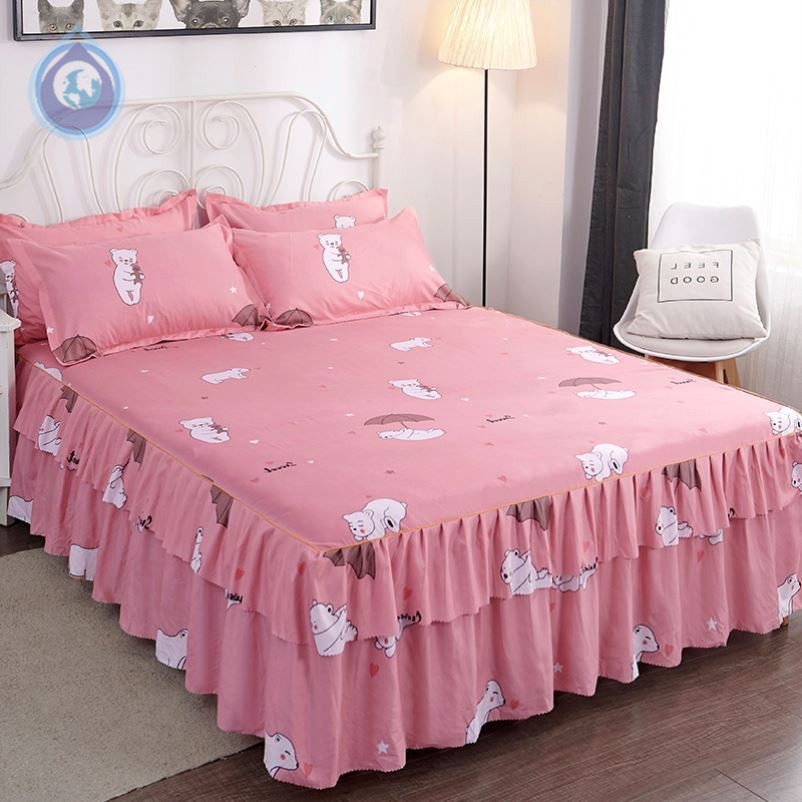 Bed Skirt Little Fresh 2021 New upscale modern minimalist large bed cover widening to increase pure cotton high-end atmosphere
