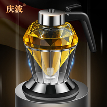 Diamond glass oil Pot Kitchen small oil bottle oil tank household soy sauce vinegar bottle pour oil bottle kitchen supplies small oil tank