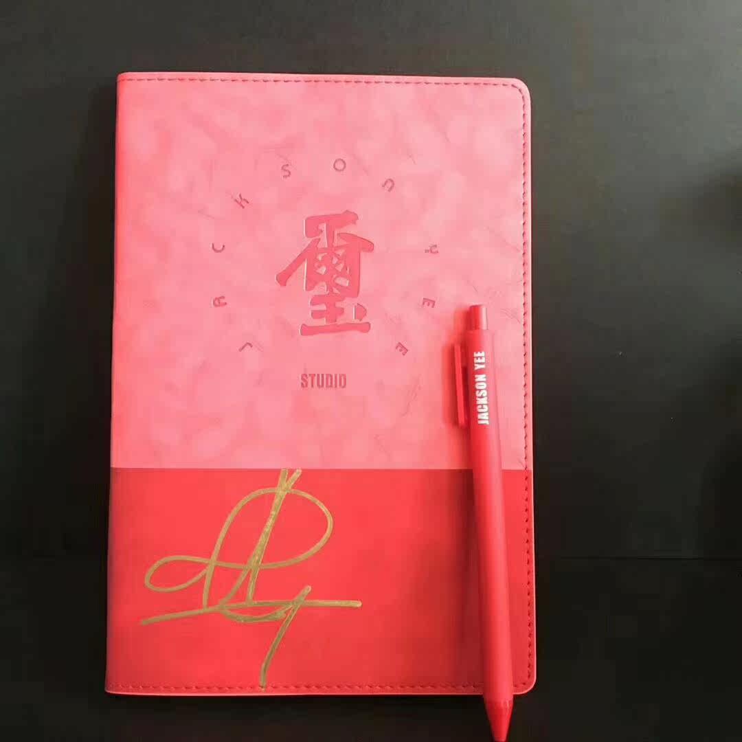 TFBOYS Yi Yang Qianxi Studio Red Seal Notebook Autograph Official Signature Fidelity