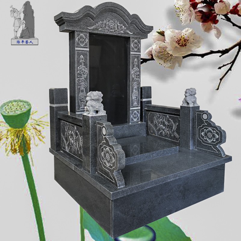 Tombstone Custom Marble Agricultural Rural Earth Burial Cemetery Mausoleum Single Catacombs of Chinese Burial Granite Stone Stele