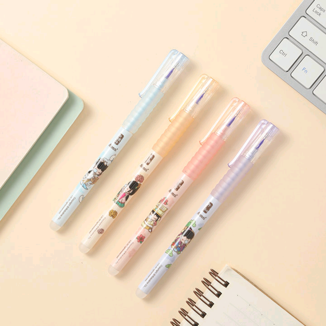 Morning light Lin deeply doesn't know what to do with Zincheng says NANCI series Nancy 3-5 Years of magic grinding easy to wipe hot erasable pen black 0 5 elementary school students