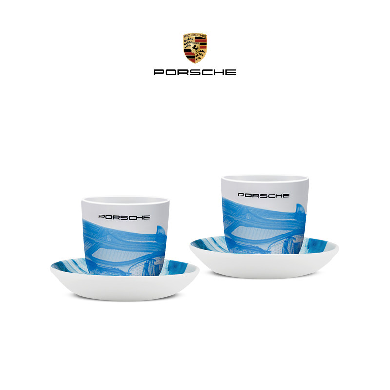 (Official)Porsche Porsche Taycan Series Limited Edition Italian Coffee Cup Set