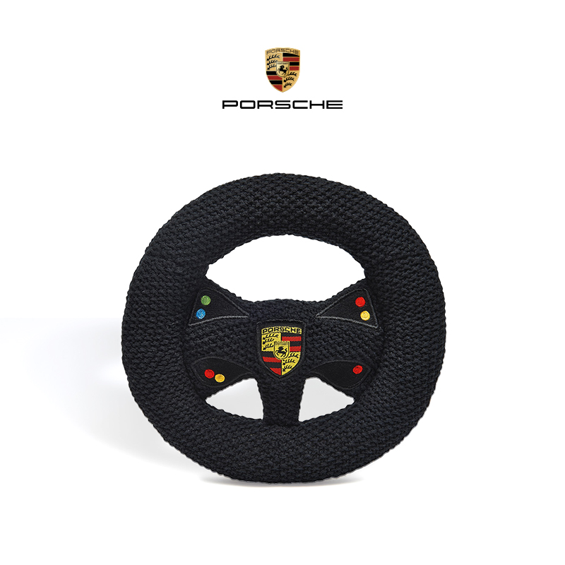 (Official)Porsche Porsche Motorsport Series Knitted steering wheel Children's toy