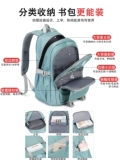 Школьный рюкзак, универсальная вместительная и большая сумка через плечо для путешествий, для средней школы, в корейском стиле, простой и элегантный дизайн