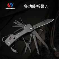  Hongfeng outdoor eagle claw multi-function handmade knife Mini wilderness folding portable keychain self-defense Swiss army knife