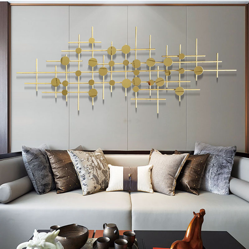 Nordic Light Lavish Metal Wall Decoration Bedroom Solid Wall Decoration Sofa Background Decoration Hanging room Modern wall hanging decoration