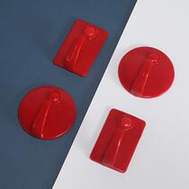 Chinese knot lantern hook red strong seamless wall non-perforated festive hook round bedroom kitchen household