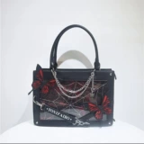 Лабиринт с бабочкой, сумка, ремешок для сумки, стиль Лолита, паук