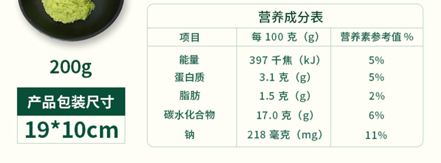 安享好物 安享S级芥末-本山葵山葵酱 企标
