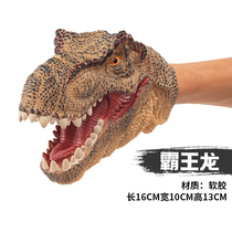 Three Corner Shark Arm Head Emulation Boy Animal Model Shark Hand Couple Gloves Dinosaur Bulky Dragon Toy Soft Glue Children