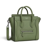 CELINE /Сирилин Классический Минилогаж Дамы Крук Зеленый личи