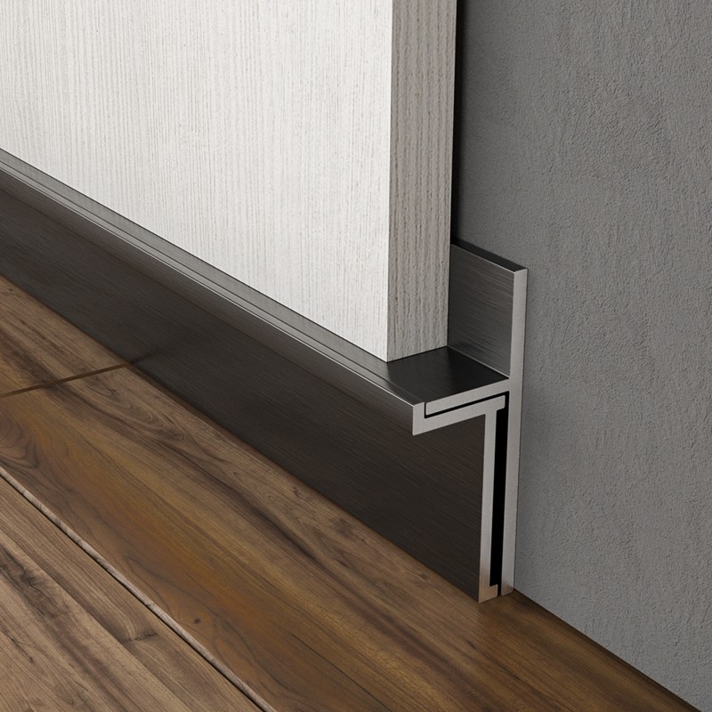 With Yongmetal Skirting Board Concealed Skirting Ground Corner Wire Plasterboard Closeout Side Wall Stickup Concealed Wall Footed Wire