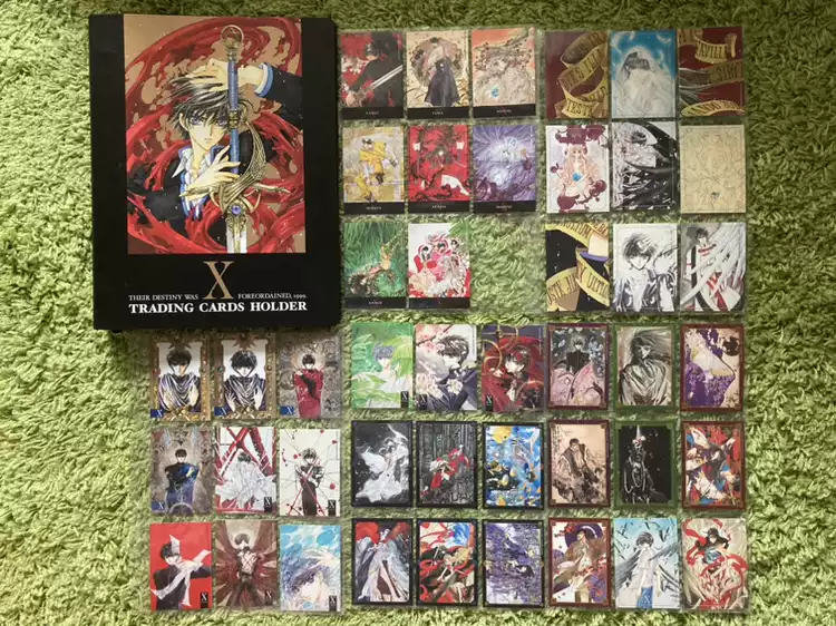 CLAMP X战记原作卡44张+卡册中古一般神威封真昴流星史郎玖月