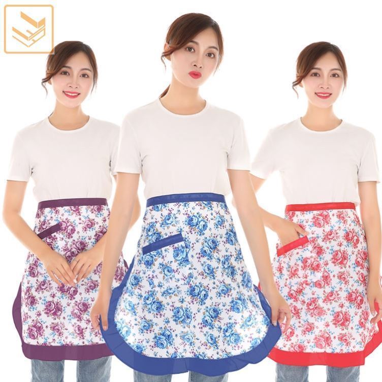 Summer wear breathable apron New 2021 apron women fashion half waist apron