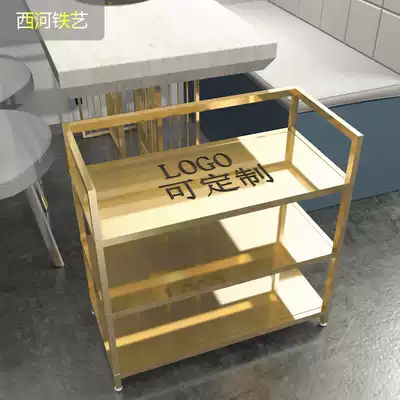 Hot Pot restaurant shelf multi-storey commercial string incense dining room Restaurant Restaurant storage barbecue iron dish rack mobile shelf