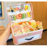 韩版高端儿童戒指发饰礼盒套组女孩生日礼物女童小红书同款首饰盒