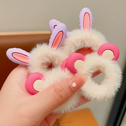 Детская милая безвредная резинка для волос, аксессуар для волос, не повреждает волосы