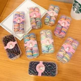 Эластичная детская безвредная резинка для волос, хвостик, не повреждает волосы, в корейском стиле