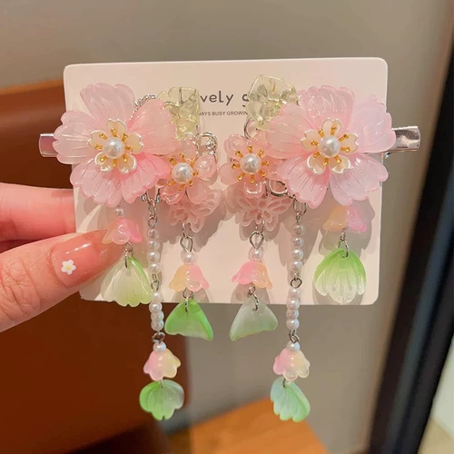 Ханьфу, детский аксессуар для волос, шпильки для волос с кисточками, китайская заколка для волос, аксессуары, китайский стиль