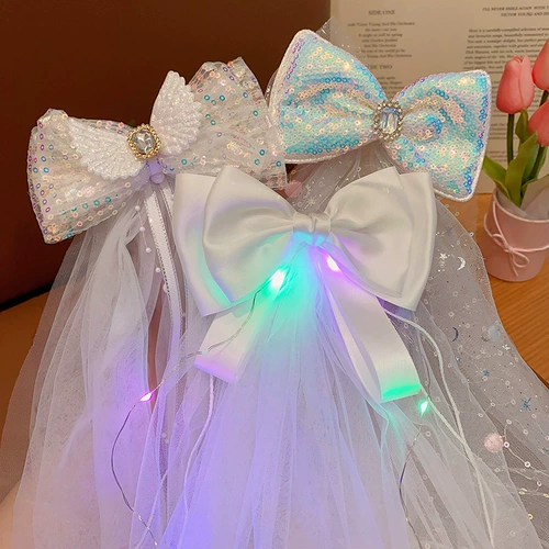 Детские шпильки для волос с бантиком, детская заколка для волос для принцессы, аксессуар для волос, подарок на день рождения