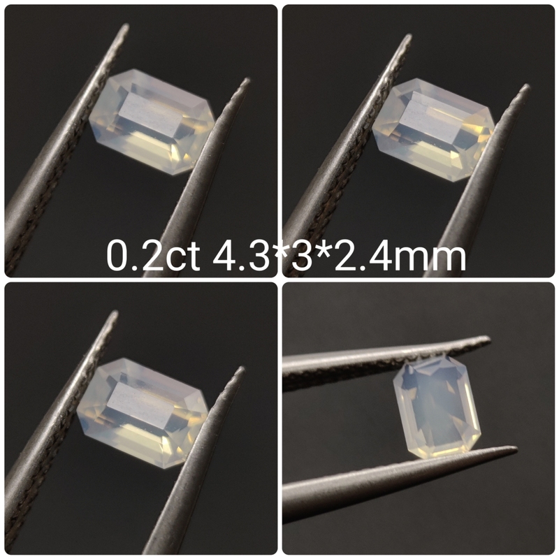 Fire Opal Faceted Opal Bare Stone Gemstone Specimen Jewelry Mexican Origin 0.2Ct Fire Opal Faceted Opal Bare Stone Gemstone Specimen Jewelry Mexican Origin 0.2Ct