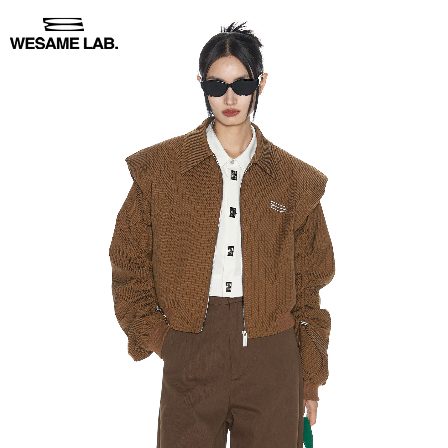 WESAME LAB Short Jacket Spring Female Designer Niche Vintage Design High Street Retro Jacket - Taobao