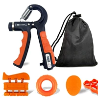 Оранжевый реабилитационный комплект [Сила сцепления/пять -фингер -тренер/кольцо/кольцо с ручкой/яичная сила сцепления]]