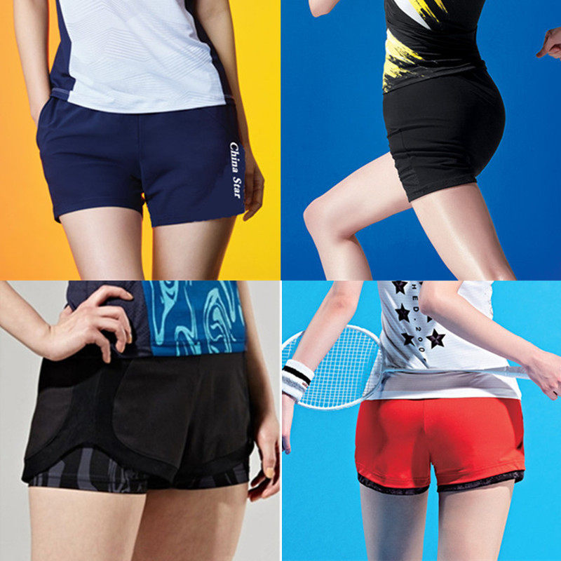 New badminton wear shorts sports short skirt quick-drying top women's pants suit women's clothing