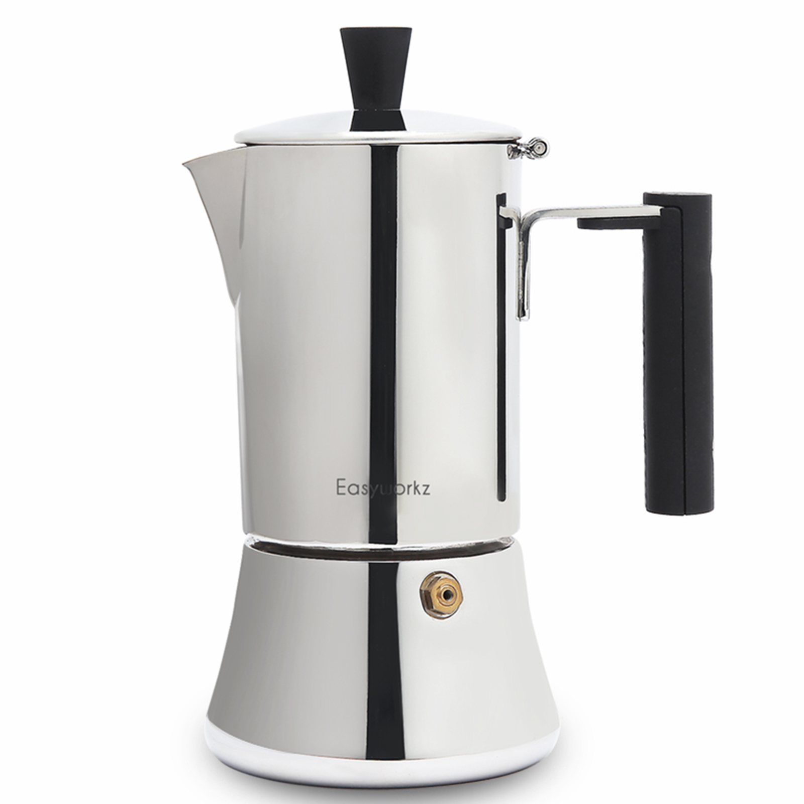 Easyworkz Moka Kettle Willy-style Home Stainless Steel Coffee Pot heating Condensed Boiled Coffee Maker