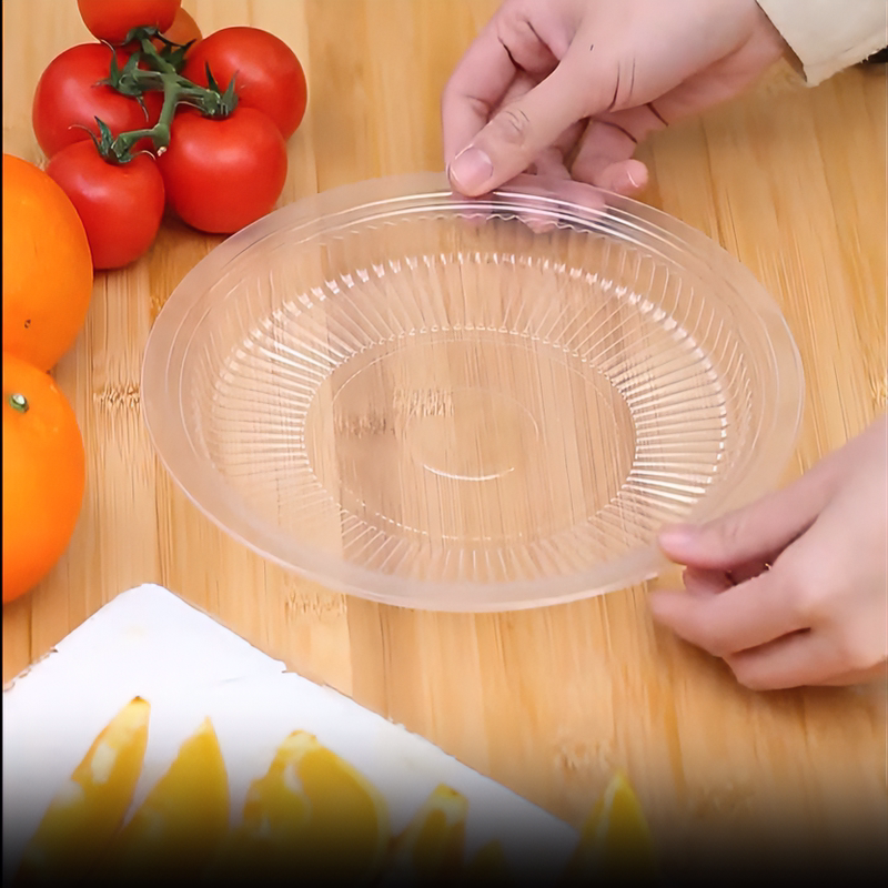 Disposable Plates, Thickened Plastic Plates, Plastic Dishes, Fruit Plates, Round Transparent Barbecue Dishes, Trays Disposable Plates, Thickened Plastic Plates, Plastic Dishes, Fruit Plates, Round Transparent Barbecue Dishes, Trays