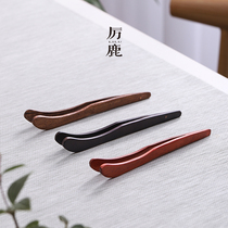 Muzi tea clip Ebony single tea cup tea clip tweezers tea ceremony six gentlemen kung fu tea set accessories