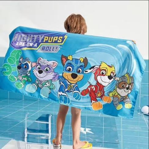 Children's Swimming Towel Absorbent Towel 2022 New Paw Patrol Superhero Series Beach Towel Quick-Drying Sports Towel Children's Swimming Towel Absorbent Towel 2022 New Paw Patrol Superhero Series Beach Towel Quick-Drying Sports Towel