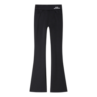 加绒女裤2025新款秋冬微喇叭裤加厚羊羔绒阔腿特厚外穿棉裤子冬季