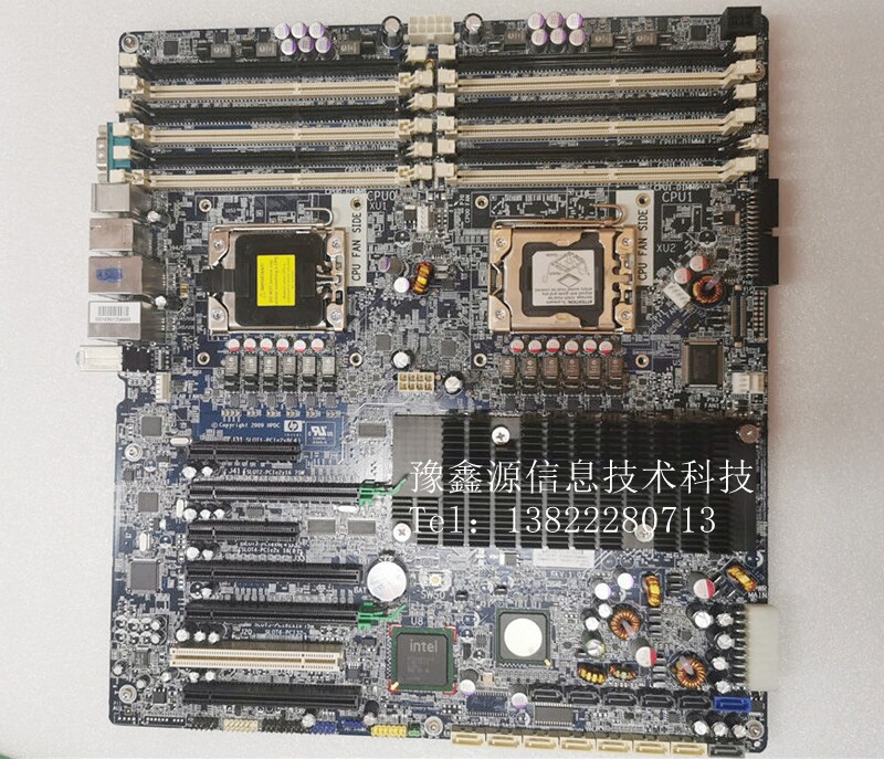 Original removal of HP HP Z800 workstation motherboard 576202-001 591182-001 461437-001