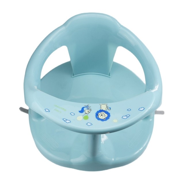 6-18 ເດືອນ baby bath artifact seat baby plastic bathtub stand can sit on non-slip anti-rollover bath stool