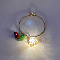 Acacia red beans bells bracelets ancient style Hanfu bracelets retro open bracelets bracelets female students literary and artistic decorations