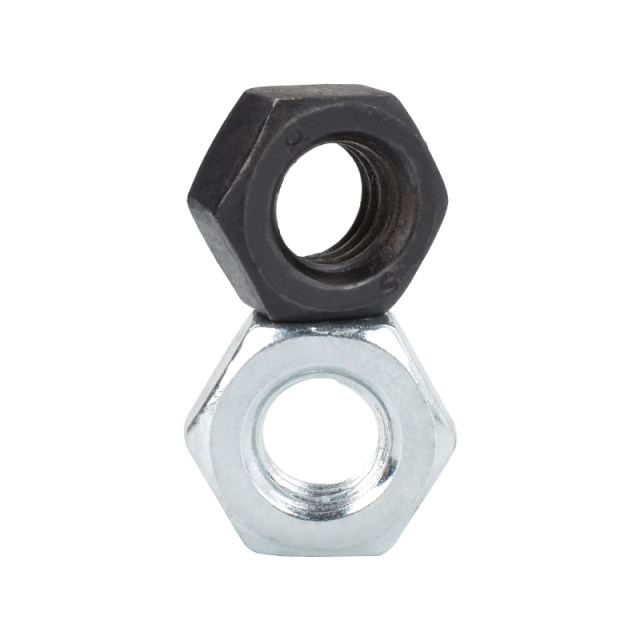 Hexagonal nut screw cap 6-corner black galvanized 4.8/8.8 grade high-strength gong bolt cap M2M3M4M5M6M8M10M12