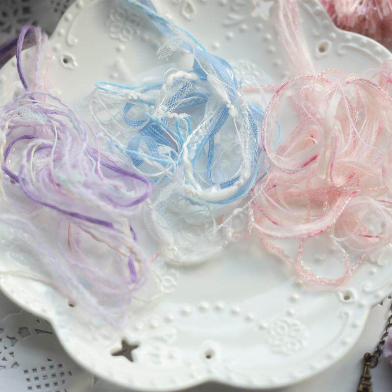 Sweet hand account super fairy girl dream handmade wool hand account tassel decoration hand mixed line bowknot diy accessories