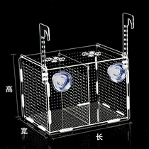 New fish tank isolation box transparent acrylic hatching box guppy breeding box mini parrot fry breeding box