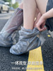 Disposable Rain Shoe Covers Are Waterproof, Non-Slip, Thickened and Wear-Resistant, Rainproof Clothing for Adults and Kidsren in Rainy Days, Rain Boots, Water Shoe Covers, Long Tube