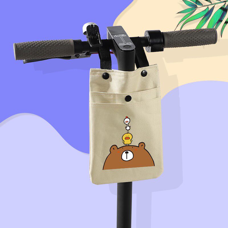 Electric scooter containing bag hanging pocket for box hanging bag storage bag handlebar bag locomotive electric car mobile phone bag