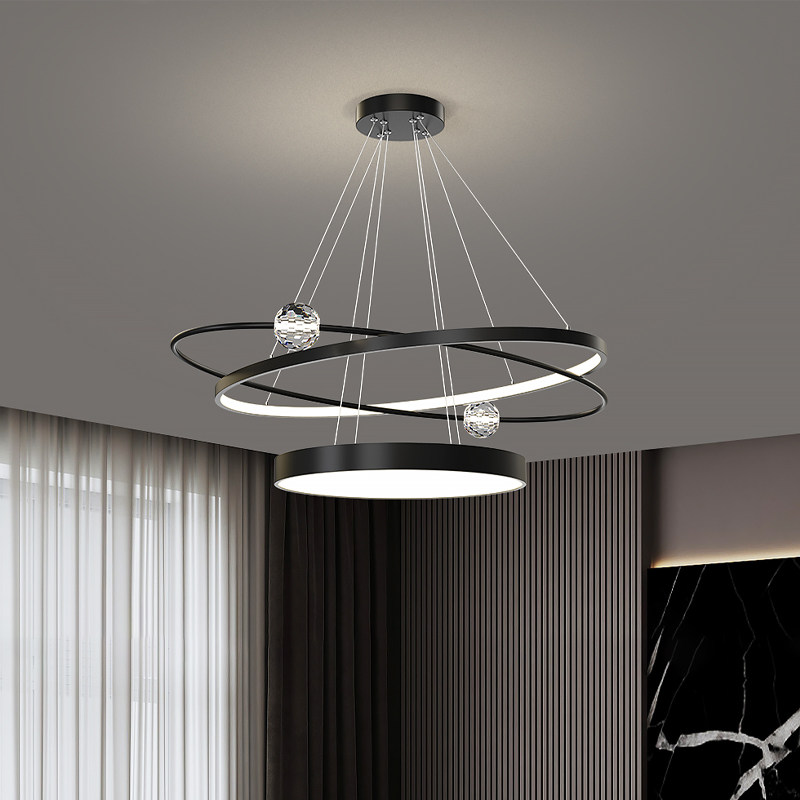 Restaurant chandelier modern simple lighting net red luxury lamps creative bedroom bar dining room chandelier