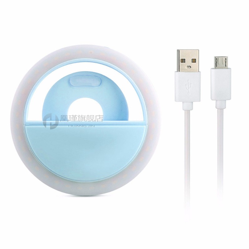 BlueRing   Flash   Selfie   Clip   Aro   De   Luz   Universal   Mobile   Phone   Led