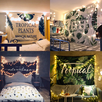 Background Cloth Advanced Sensins Hang Cloth Retrofit Set Nets Red Trim Wall Shake Main Podcast Bedroom Dorm Room Photo