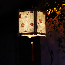 Hanfu Carry-on Lantern Mid-Autumn Mid-Autumn Festival China Wind Decoration Handmade Diy Flower Light Creativity Flower And Grass Paper Palace Lamp Material Bag