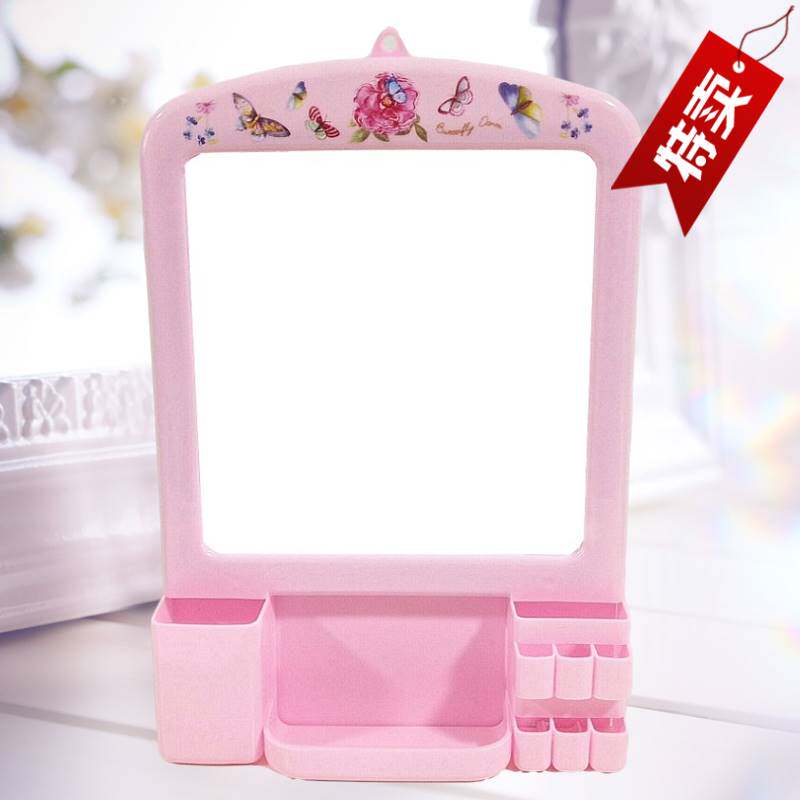 Home Fashion Multi-purpose Hanging Mirror Bathroom Mirror Wall-free Wall Wall Wall Bathroom Toilet Cosmetic Mirror